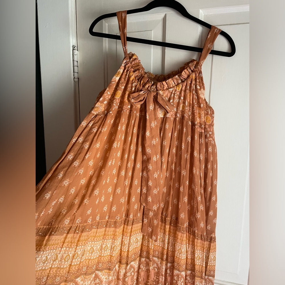 NWOT Free People x Spell and the Gypsy Utopia Tie Maxi Dress size Large - Picture 3 of 5